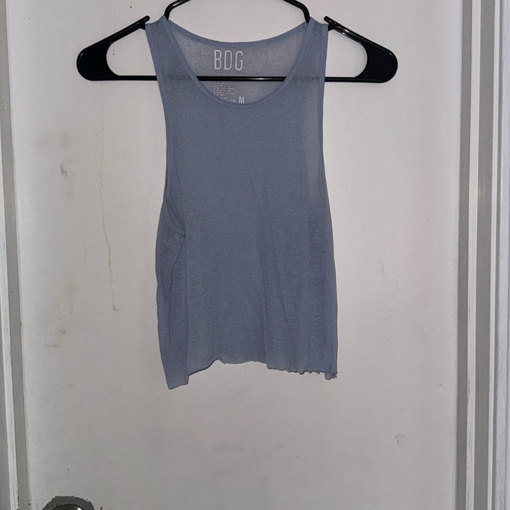 Mesh/see through cropped tank top